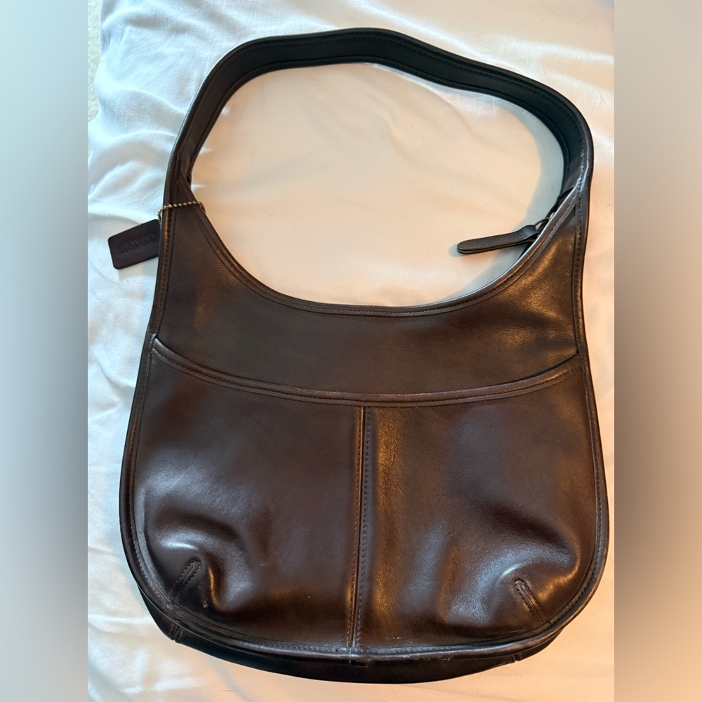 Coach brown vintage leather Ergo hobo shoulder bag